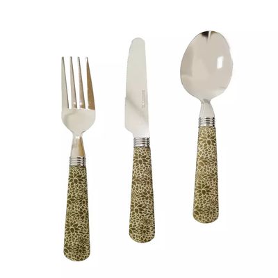Faqueiro Cazza Organic em Inox 12 Peças - Item Sortido