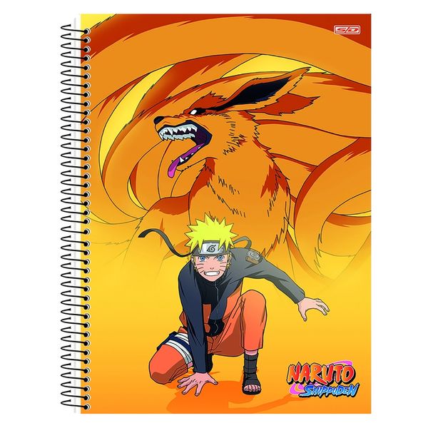 Caderno Universitário São Domingos Naruto Shippden 1 Matéria 80 Folhas - Item Sortido