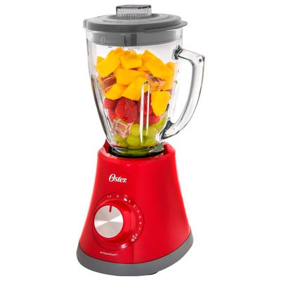 Liquidificador Super Chef com 8 Velocidades 750W Oster Vermelho / 220V