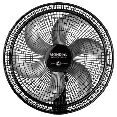 Ventilador de Mesa 40cm Mondial VSP40B 6 Pás Preto 220V 220V