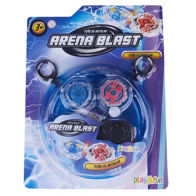 Pião de Batalha com Luz Arena Blast Play&Fun