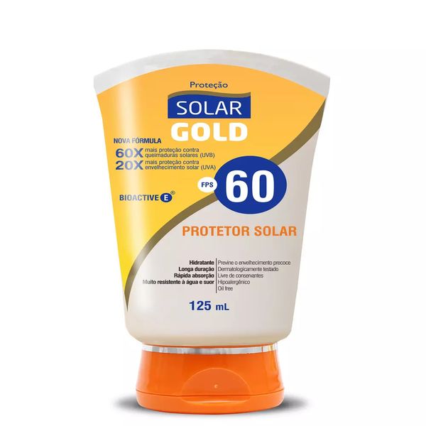 Protetor Solar Nutriex Solar Gold FPS 60 125ml
