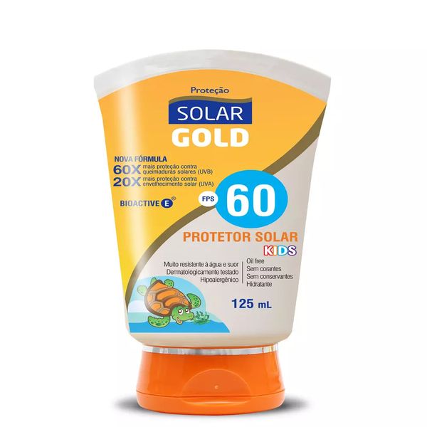 Protetor Solar Kids Nutriex Solar Gold FPS 60 125ml Protetor Solar Kids Nutriex Solar Gold FPS 60 125ml