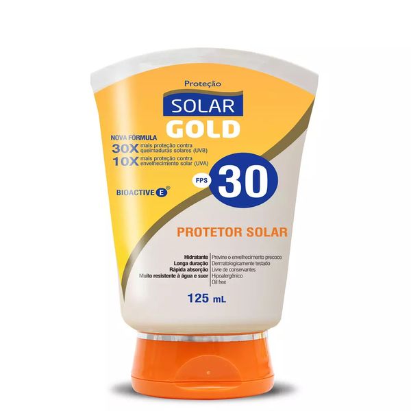 Protetor Solar Nutriex Solar Gold FPS 30 125ml