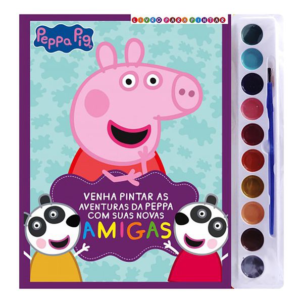 Livro Infantil para Colorir Editora Online Peppa Pig