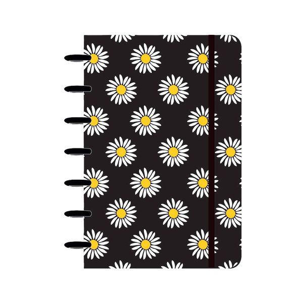 Caderno Smart Colegial Confetti P&B Margaridas 1 Matéria 80 Folhas Caderno Smart Colegial Confetti P&B Margaridas 1 Matéria 80 Folhas