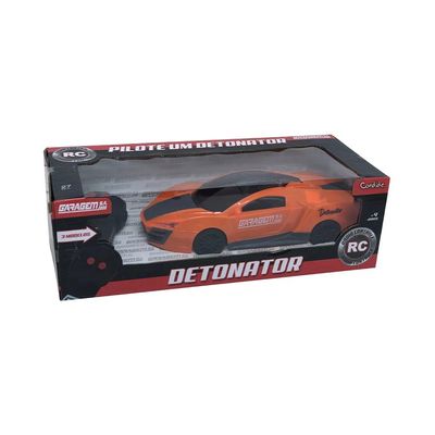 Carro de Controle Remoto Candide Detonator com 3 Funções - Item Sortido