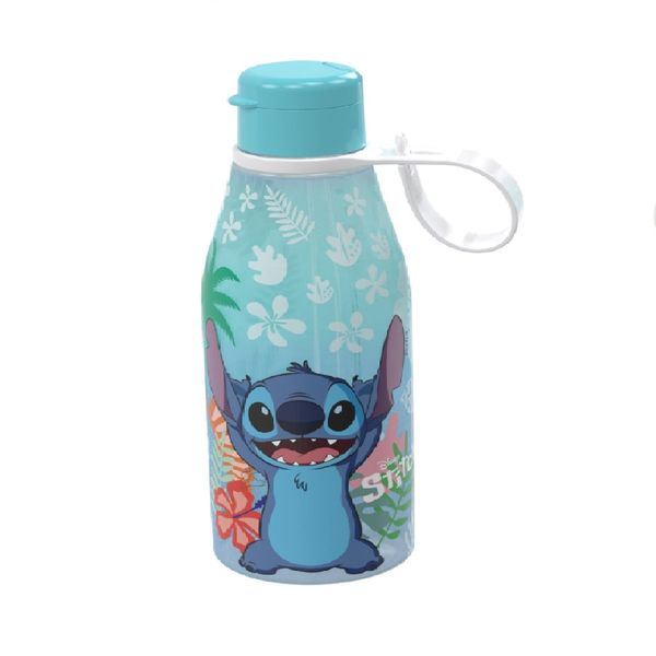 Garrafa Plasútil Abre Fácil Stitch 530ml