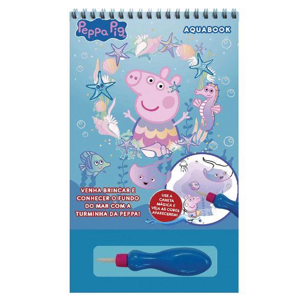 Livro Infantil Aquabook Editora Online Peppa Pig