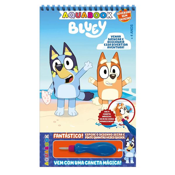Livro Infantil Aquabook Editora Online Bluey
