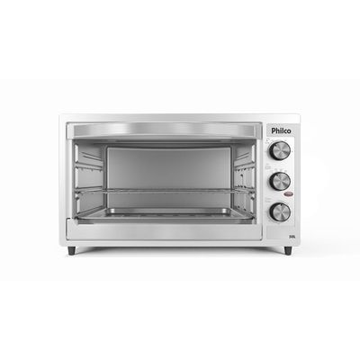 Forno Elétrico Branco Philco 50L Dupla Resistência PFE52B 127V