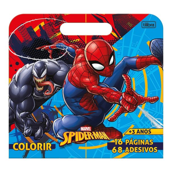 Álbum de Colorir Maleta Tilibra Spider Man
