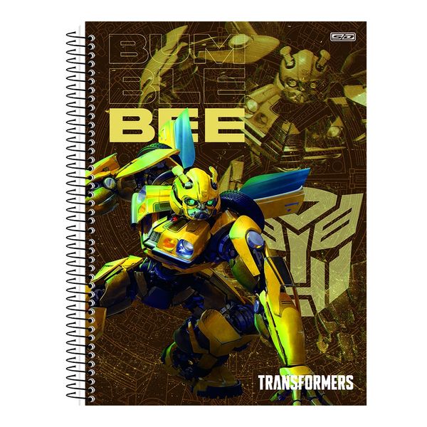 Caderno Universitário São Domingos Transformers 1 Matéria 80 Folhas