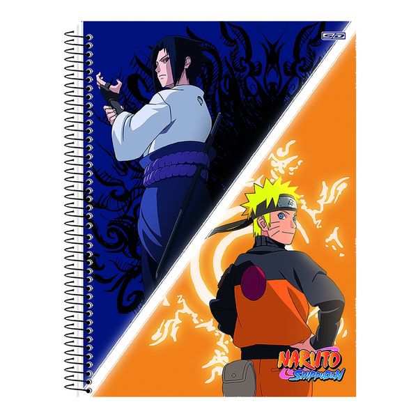 Caderno Universitário São Domingos Naruto 10 Matérias 160 Folhas - Item Sortido