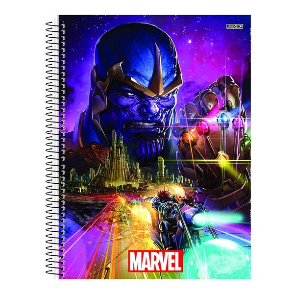 Caderno Universitário São Domingos Marvel Now 10 Matérias 160 Folhas - Item Sortido