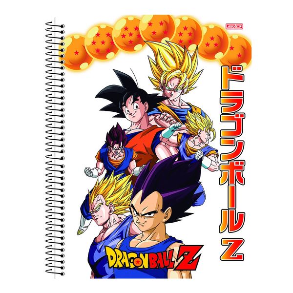 Caderno Universitário São Domingos Dragon Ball 15 Matérias 240 Folhas - Item Sortido