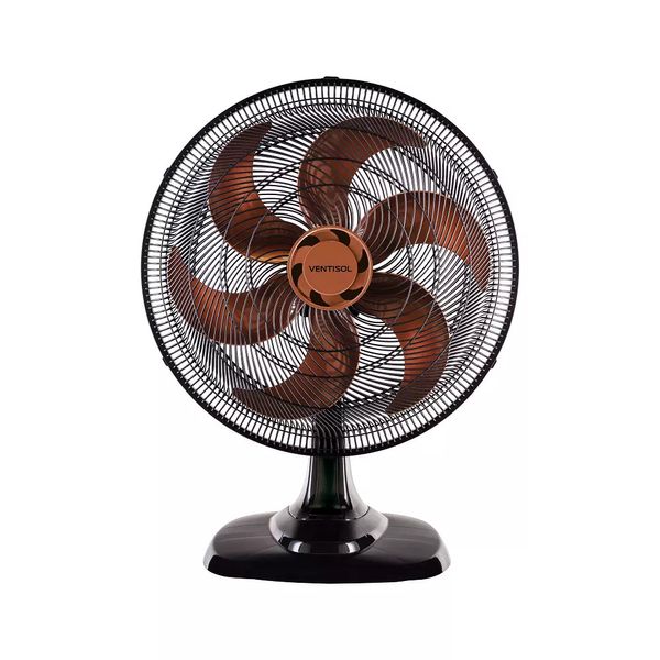 Ventilador de Mesa Ventisol 6 Pás Turbo Bronze - 50cm 220V