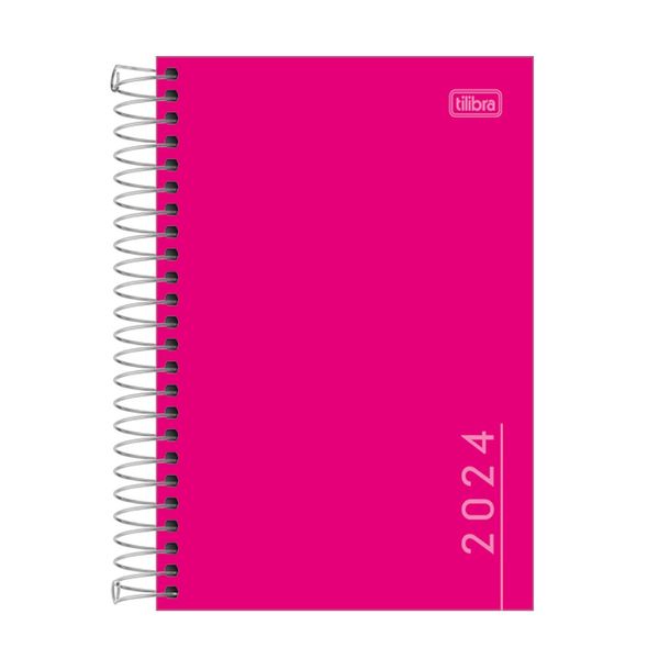 Agenda Tilibra Espiral Pepper Rosa