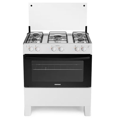 Fogão Itatiaia 5 Bocas Star New Com Mesa em Inox e Acendimento Automático Branco / Bivolt