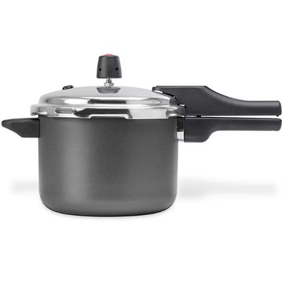 Conjunto de Panelas 7 Peças Multiflon Gourmet com Revestimento Antiaderente Ultra7 e Panela de Pressão Preto