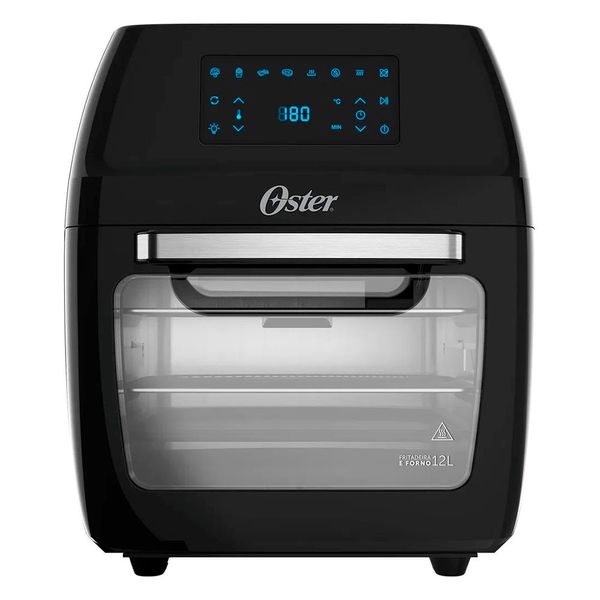 Fritadeira Oster Oven Fryer 12l 3 em 1 OFRT780 127V Preto / 110V