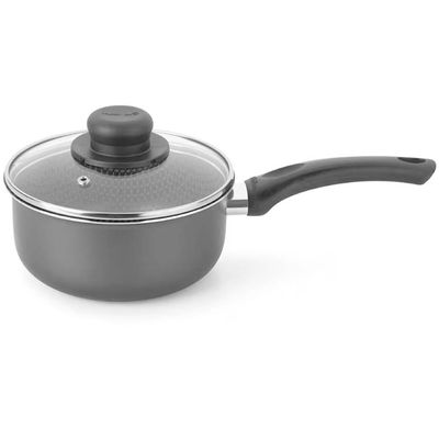 Conjunto de Panelas 7 Peças Multiflon Gourmet com Revestimento Antiaderente Ultra7 e Panela de Pressão Preto