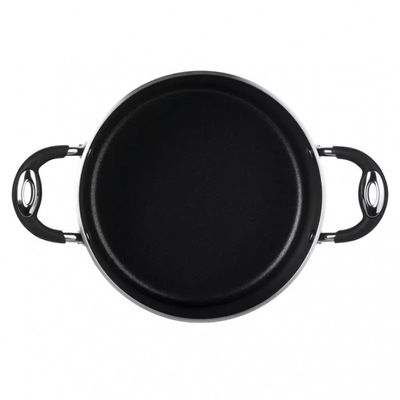 Caçarola Dom Multiflon com Antiaderente de Alumínio 24cm Preto
