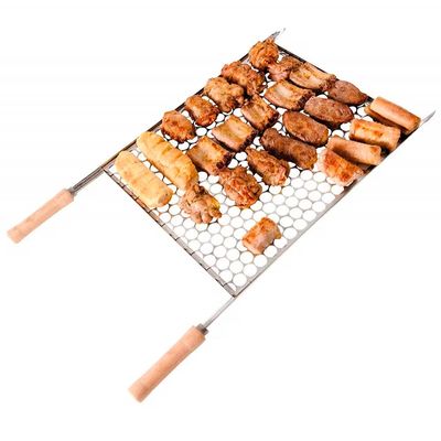 Grelha Moeda Utimil em Aço Inox 48 x 38 cm Inox