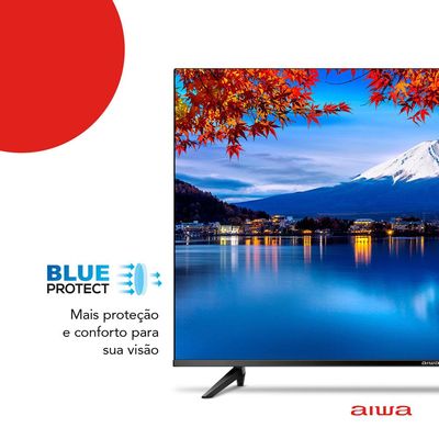 Smart TV Led 50" WiFi AWSTV50BL02A Aiwa Preta