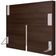 Cabeceira para Cama Box Casal e Queen Bartira Diplomata com Revestimento em Finish Foil Café/Capuccino