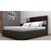 Cabeceira para Cama Box Casal e Queen Bartira Diplomata com Revestimento em Finish Foil Café/Capuccino