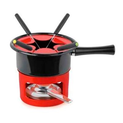 Aparelho de Fondue Forma Viena 7907 8 Peças Vermelho