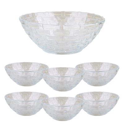Conjunto Saladeira Redonda 7 Peças Picnic Cazza