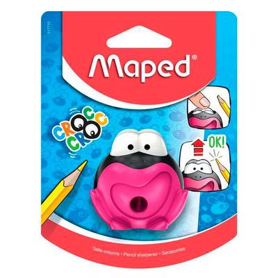 Apontador Croc Croc Sapo com Recipiente Maped