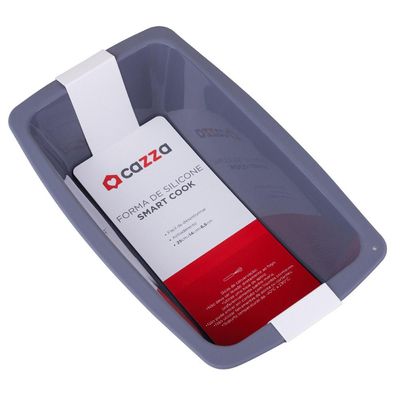 Forma de Silicone Retangular Bolo Inglês Smart Cook Cazza