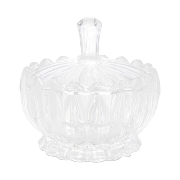 Potiche de Cristal Wolff Rojemac com Tampa Geneva 11x11cm