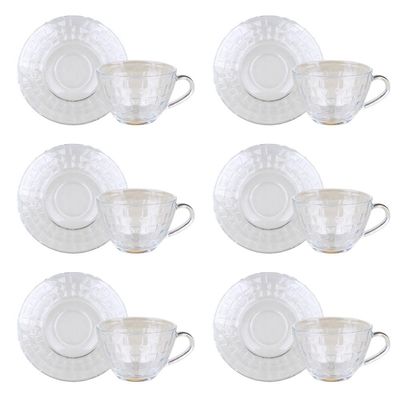 Conjunto 6 Xícaras 230ml com Pires Picnic Cazza