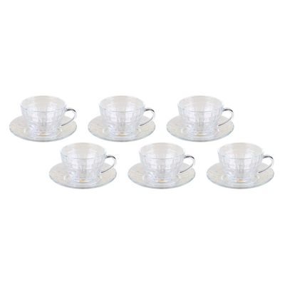Conjunto 6 Xícaras 230ml com Pires Picnic Cazza