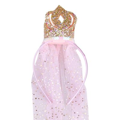 Tiara de Carnaval Véu Princesa Play&Fun