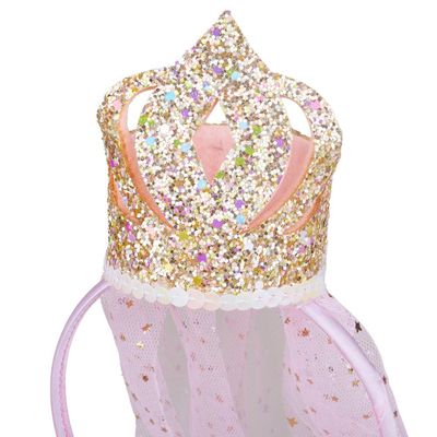 Tiara de Carnaval Véu Princesa Play&Fun