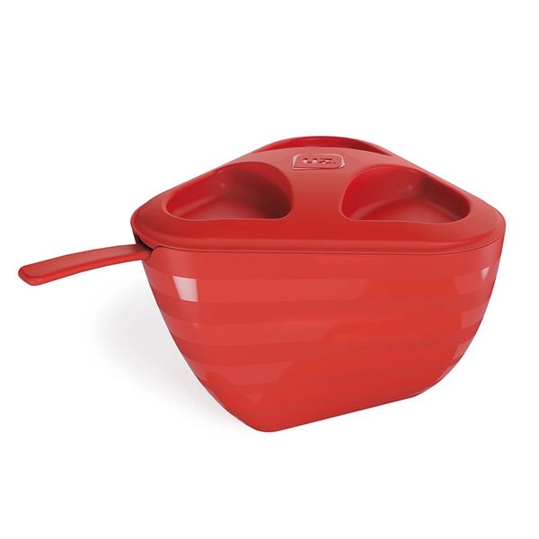 Farinheira Uz Slim em Plástico com Colher Vermelha Farinheira Uz Slim em Plástico com Colher Vermelha