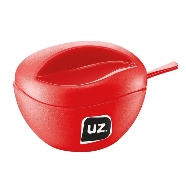 Açucareiro Uz Gold em Plástico Vermelho Açucareiro Uz Gold em Plástico Vermelho