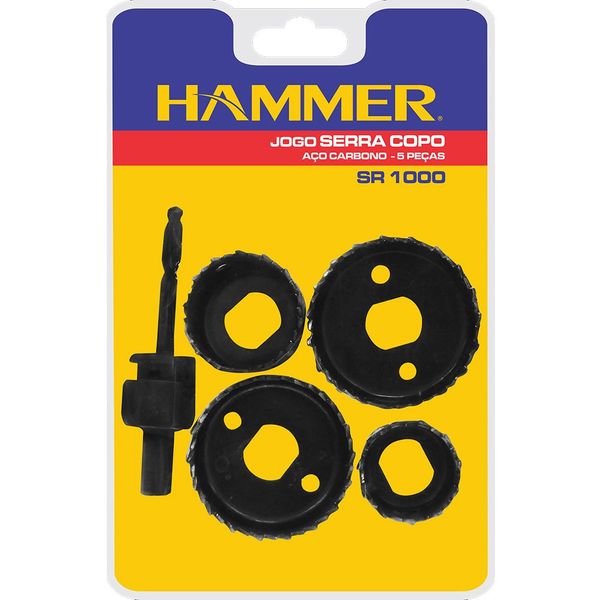 Jogo de Serra Copo AC Hammer SR1000 5 Peças
