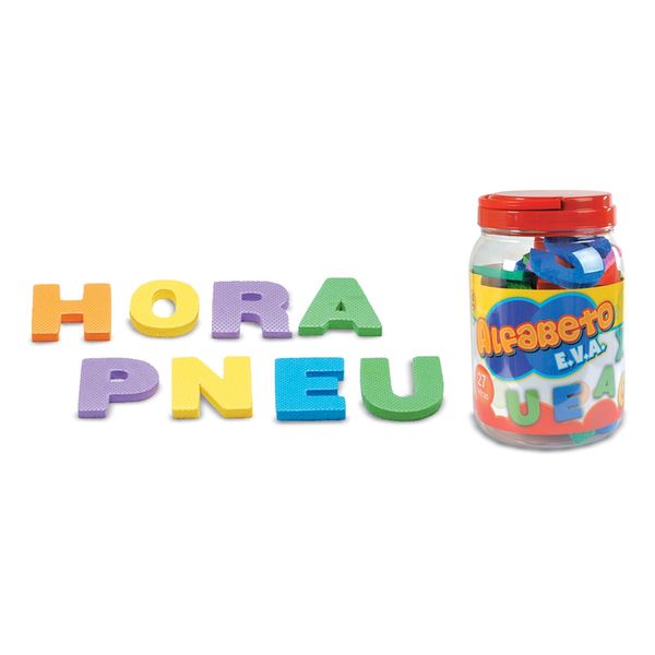 Kit Alfabeto Nig em EVA com 27 Peças