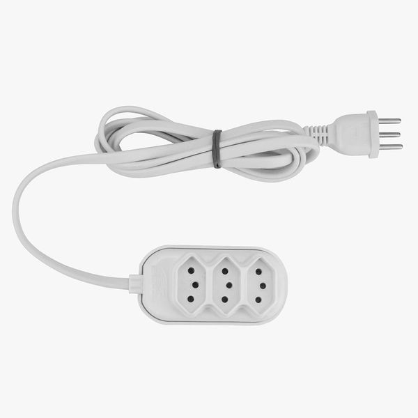 Extensão Tripolar Forusi Guzzi 5m 3P Branca Extensão Tripolar Forusi Guzzi 5m 3P Branca