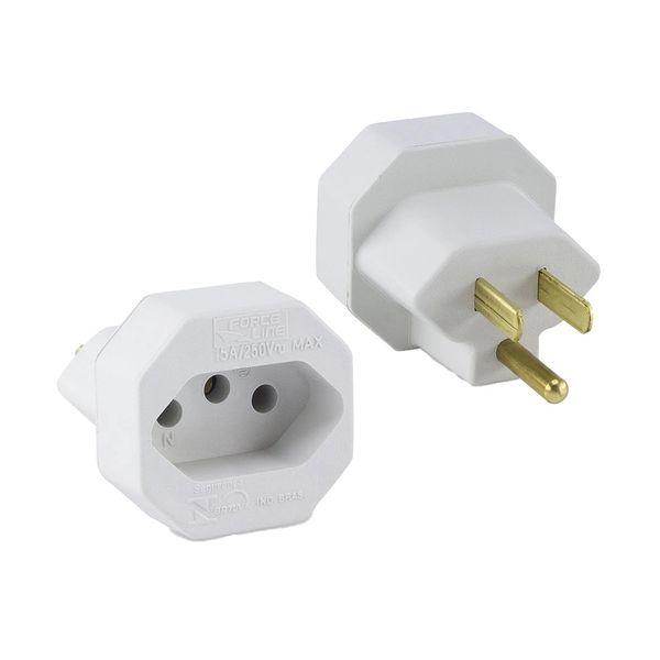 Pino Adaptador de Energia Force Line 3P Pino Adaptador de Energia Force Line 3P