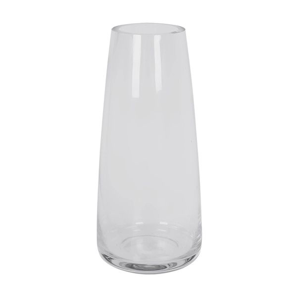 Vaso de Vidro Grillo Transparente 22,5cm Vaso de Vidro Grillo Transparente 22,5cm