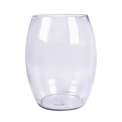 Vaso de Vidro Grillo Transparente 30cm