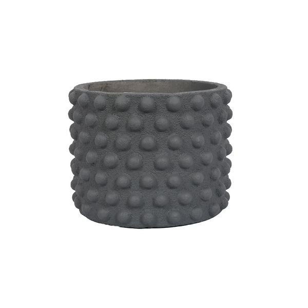 Cachepot em Cimento Grillo Preto 10cm
