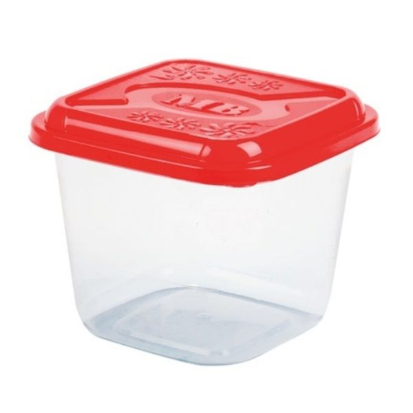 Pote Plástico Quadrado MB Everyday 1,3L - Item Sortido